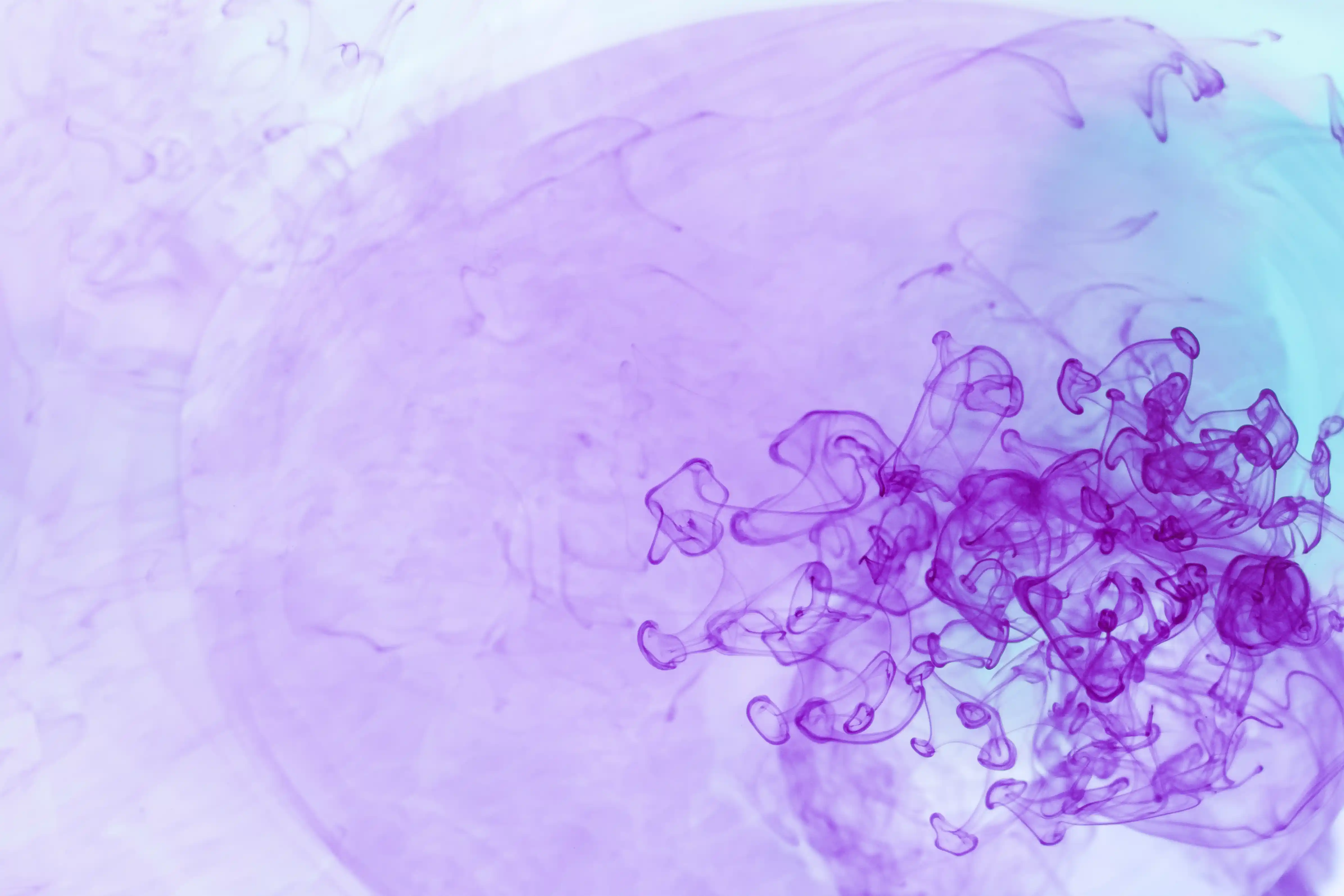 Purple molecular biology ink diffusion